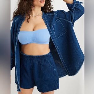 Aerie Button down Top sz Medium